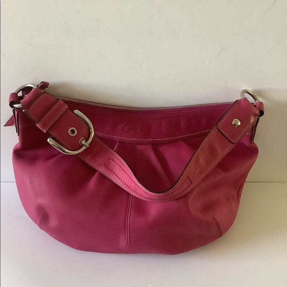 Coach Pink Hobo Shoulder Bag